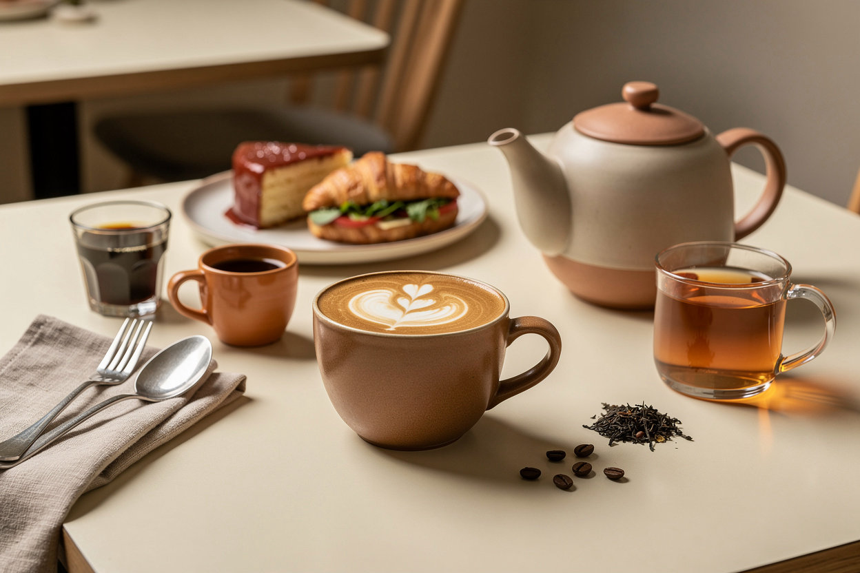 Coffee Test by Prain beverages and pastries - quality café drinks in Tehran